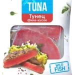 Тунец Vici филе-кусок очищенный замороженный, 400 г, Латвия