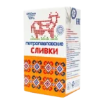 Сливки Петропавловские 10%, 250 мл, Казахстан