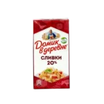 Сливки Домик в деревне 20%, 475 г, Россия