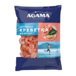 Креветки Аgama королевские № 6 очищенные с хв, 850 г, Россия