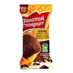 Мороженое Золотой Стандарт пломбир шоколадный, 160 мл, Россия