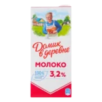 Молоко Домик в деревне 3,2% стерилизованное, 950 мл, Россия