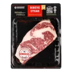 Стейк Kazbeef рибай из мраморной говядины choice замороженный, вес, Казахстан