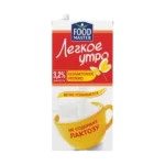 Молоко Food Master Легкое утро безлактозное 3,2%, 1000 мл, Казахстан