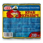Крабовые палочки Vici Краб Крабыч замороженные, 200 г, Литва