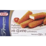 Рыбные палочки Vici из рубленного филе, 250 г, Россия